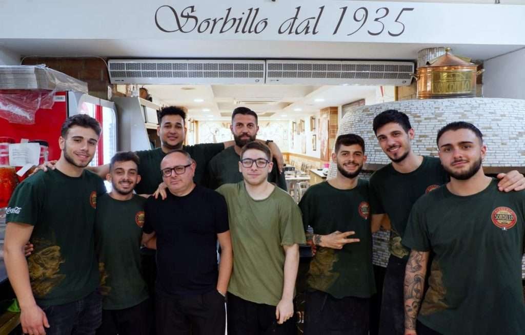 A equipe da Sorbillo